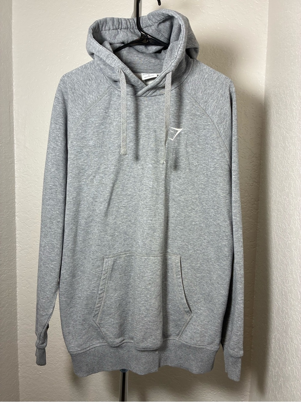 Gymshark Light Gray Pullover Hoodie